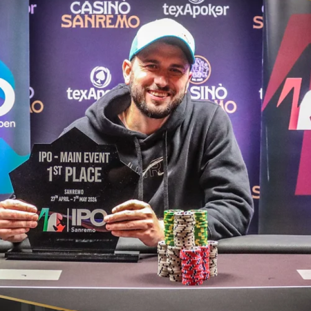 IPO Sanremo, Alessio Albore trionfa nel torneo di poker