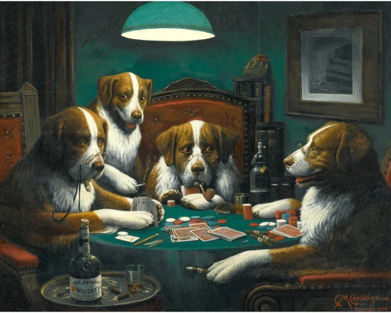 I quadri che raccontano il poker: arte e gioco in un’unica mano