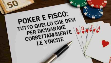Come Dichiarare le Vincite al Poker: Guida per i Giocatori Responsabili
