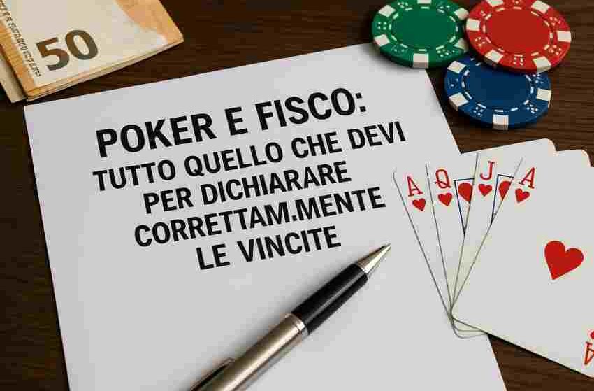 Come Dichiarare le Vincite al Poker: Guida per i Giocatori Responsabili