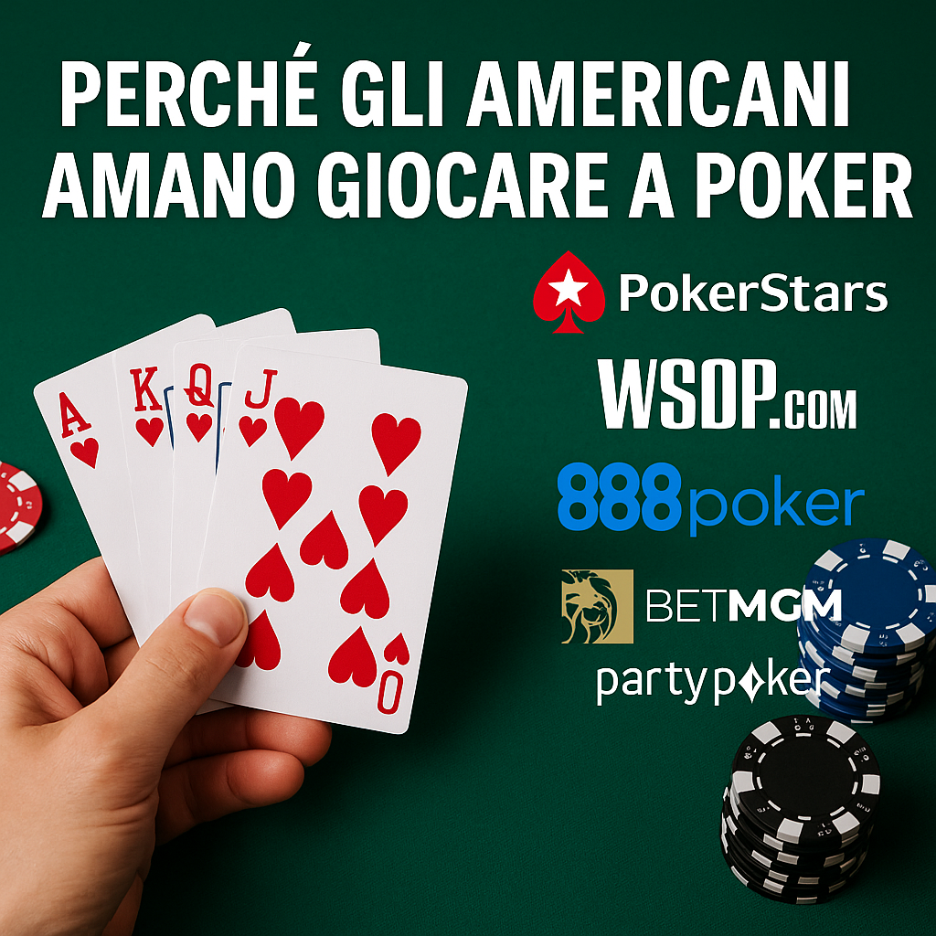 Perché gli Americani Amano Giocare a Poker: Tra Cultura, Strategia e Intrattenimento Digitale